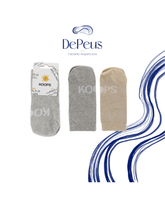 CALCETINES KOOPS PACK BEIGE...